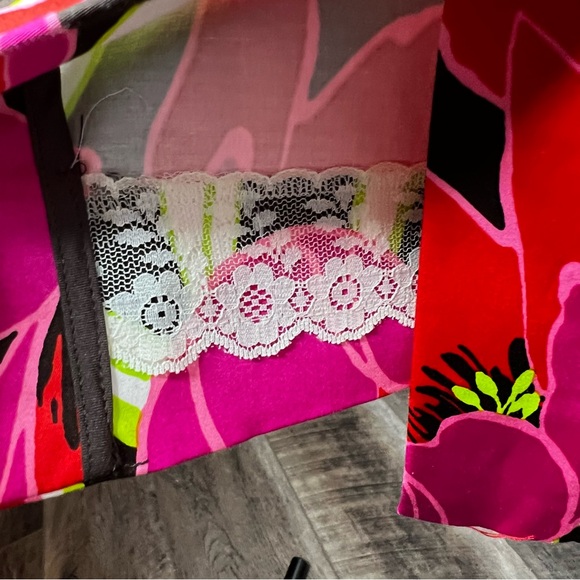 KATE SPADE NEW YORK NWOT Floral Snap Dragon Sheath Peplum Dress Size 8 - Picture 11 of 14